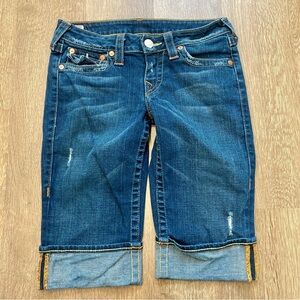 True Religion Sophie Bermuda Shorts Size 27